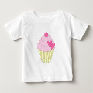 illusima verzierter Cupcake Baby T-shirt