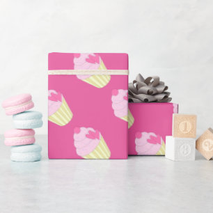 illusima verzierter Cupcake Geschenkpapier