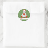 illusima Weihnachtsklassiker Runde Aufkleber Tags (Tasche)