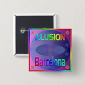 "ILLUSION Barcelona" Button! Button (Vorne & Hinten)