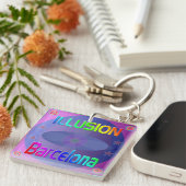 "ILLUSION Barcelona" Schlüsselanhänger! Schlüsselanhänger (Vorderseite rechts)