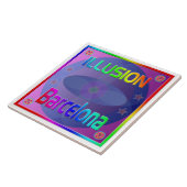 "ILLUSION Barcelona" Tile! Fliese (Seite)