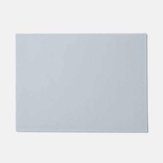 Illusion Blue Solid Color Fußmatte (Vorderseite)