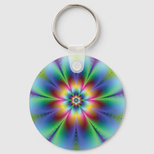 Illusion Blume Schlüsselanhänger