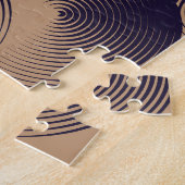 Illusion der optischen Kreise: Nahtlos geometrisch Puzzle (Seite)