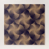 Illusion der optischen Kreise: Nahtlos geometrisch Puzzle (Horizontal)