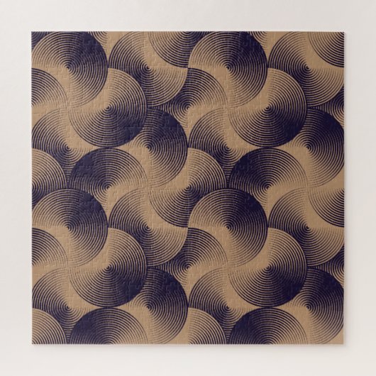 Illusion der optischen Kreise: Nahtlos geometrisch Puzzle (Vertikal)