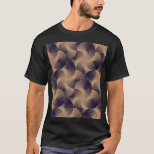 Illusion der optischen Kreise: Nahtlos geometrisch T-Shirt