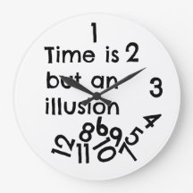 Illusion der Uhr