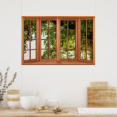 Illusion des Fakes "Big Old Country Oak Tree" Poster (Küche)