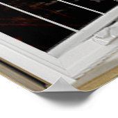 Illusion des Fensterfensters für den Sonnenunterga Poster (Ecke)