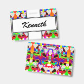 Illusion des Herzens von Kenneth Yoncich Ausweis (Vorder- & Rückseite)