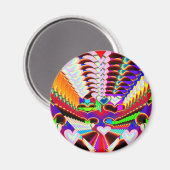 Illusion des Herzens von Kenneth Yoncich Magnet (Vorderseite/Rückseite)