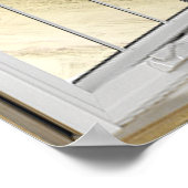 Illusion des tropischen Karibischen Fakes Poster (Ecke)