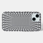 Illusion einer Box aus rostfreiem Stahl Case-Mate iPhone Hülle (Rückseite (Horizontal))