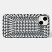 Illusion einer Box aus rostfreiem Stahl Case-Mate iPhone Hülle (Rückseite (Horizontal))