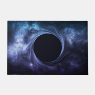 Illusion Galaxie Schwarzes Loch Fußmatte