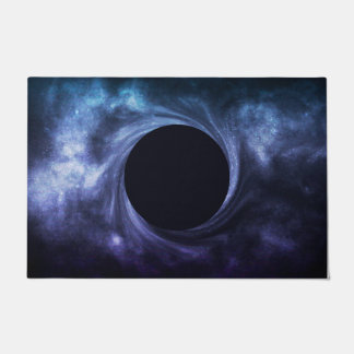 Illusion Galaxy Black Hole Fußmatte