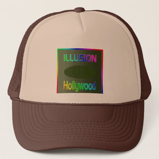 "ILLUSION Hollywood" Hut! Truckerkappe (Vorderseite)