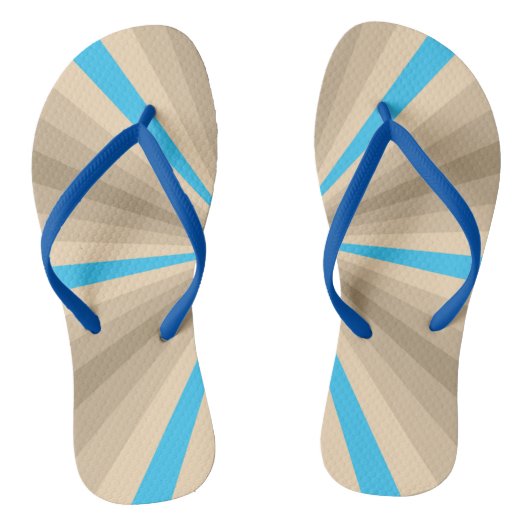 Illusion im Sommer Flip Flops Badesandalen (Fußbett)