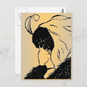 Illusion, jung, alte Frau Postkarte (Vorne/Hinten)