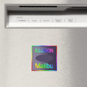 "ILLUSION Malibu" Magnet! Magnet (In Situ (Geschirrspüler))
