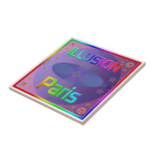 "ILLUSION Paris" Tile Fliese (Seite)