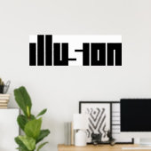 Illusion Poster (Heimbüro)