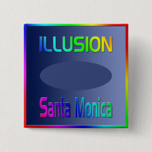 "ILLUSION Santa Monica" Button! Button