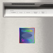 "ILLUSION Santa Monica" Magnet! Magnet (In Situ (Geschirrspüler))