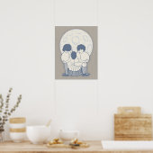Illusion Skull 913 Poster (Küche)