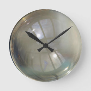 Illusion Soap Bubble Wall Clock #2 Runde Wanduhr