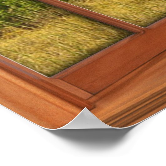 Illusion von Afrikanischen Elefanten Poster (Ecke)