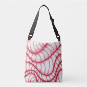 Illusion Worms Crossbody Bag Tragetaschen Mit Langen Trägern (Vorderseite)
