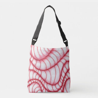 Illusion Worms Crossbody Bag Tragetaschen Mit Langen Trägern