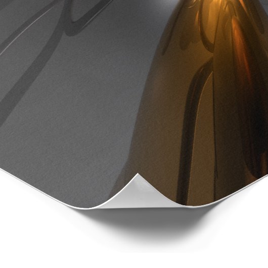 Illusionen Abstraktes Poster (Ecke)