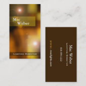 Illusionen - Beleuchtungs-Direktor Tech Lighting Visitenkarte (Vorne/Hinten)