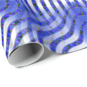 Illusionen in blau.... geschenkpapier (Rolleneckpunkt)