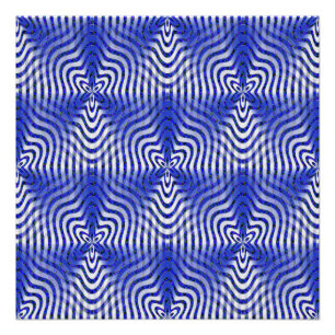 Illusionen in blau.... poster