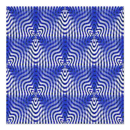 Illusionen in blau.... poster (Vorderseite)