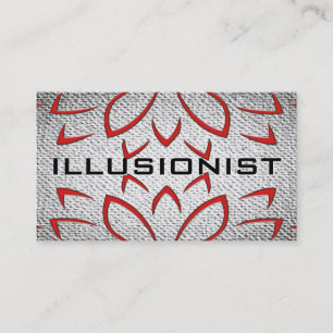 Illusionistischer Texturlook Visitenkarte