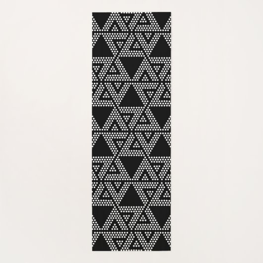 Illusionspolka Yogamatte (Rückseite)