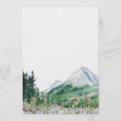 Illustrated Bespoke | Wedding Menu Menükarte (Rückseite)