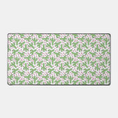 Illustrated Cactus & Pink Flowers Pattern Schreibtischunterlage (Vorderseite)