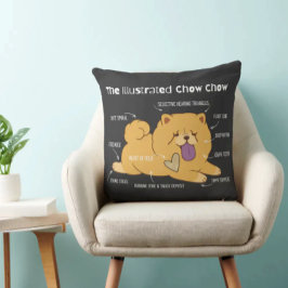 ILLUSTRATED CHOW  2 sizes Kissen