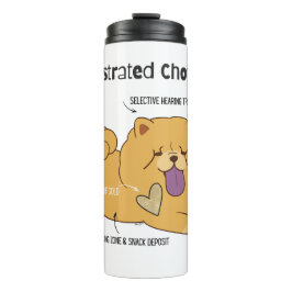ILLUSTRATED CHOW  THERMOSBECHER