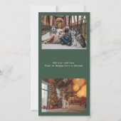 Illustrated Christmas Tree Photo Ornaments Holiday (Rückseite)