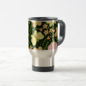 Illustrated Flowers Travel Mug Reisebecher (VorderseiteRechts)
