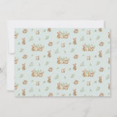 Illustrated Map Neighborhood | Easter Egg Hunt Einladung (Rückseite)