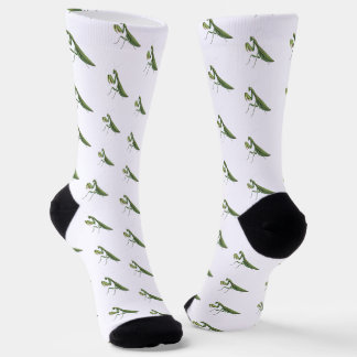 Illustrated Praying Mantis Socken